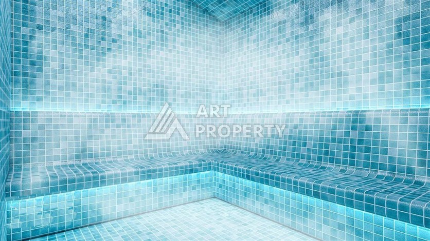 Квартира 1+1 в премиальной резиденции, 68 кв.м. Махмутлар, Алания - Ракурс 17