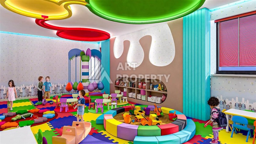 Квартира 1+1 в премиальной резиденции, 68 кв.м. Махмутлар, Алания - Ракурс 19