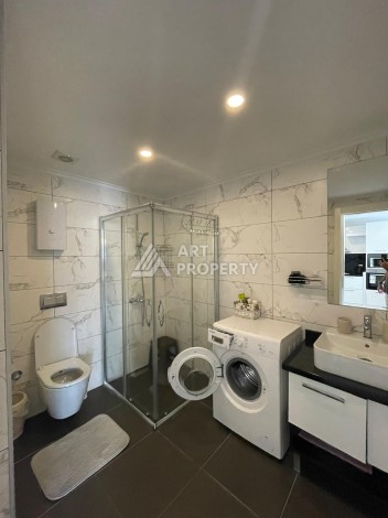 Крупнометражная квартира 1+1 с мебелью, 75 кв.м. Махмутлар, Алания - Ракурс 9