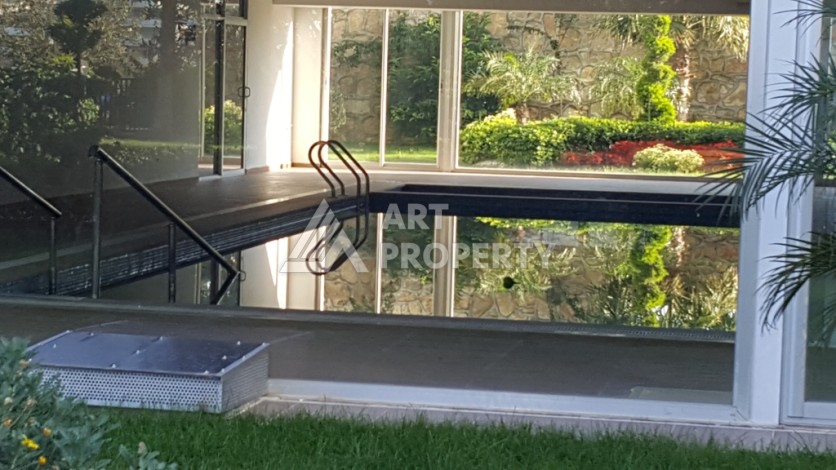 Большая квартира 1+1 в элитной резиденции, 68 кв.м. Авсаллар, Алания - Ракурс 17