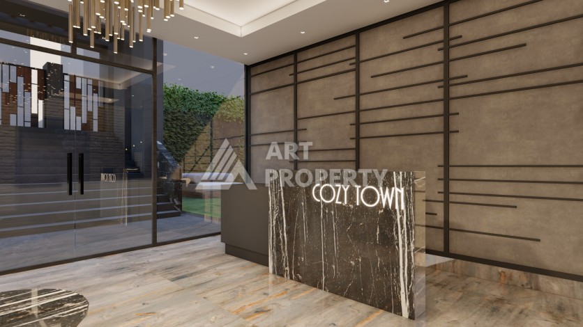 Квартира 1+1 в современной резиденции, 52 кв.м. Махмутлар, Алания - Ракурс 6