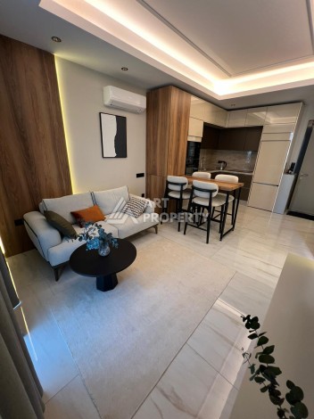 Квартира 1+1 в резиденции премиум класса, 55 кв.м. Махмутлар, Алания - Ракурс 3