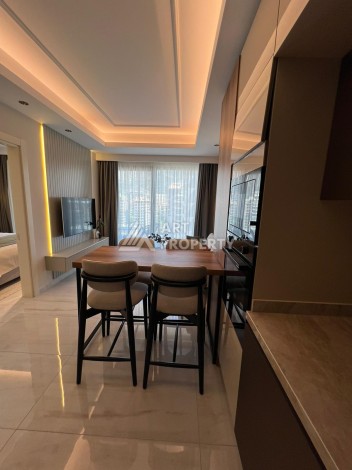 Квартира 1+1 в резиденции премиум класса, 55 кв.м. Махмутлар, Алания - Ракурс 6