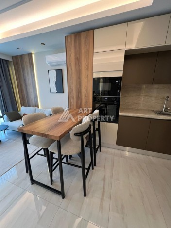 Квартира 1+1 в резиденции премиум класса, 55 кв.м. Махмутлар, Алания - Ракурс 7