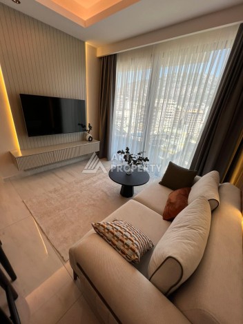 Квартира 1+1 в резиденции премиум класса, 55 кв.м. Махмутлар, Алания - Ракурс 9