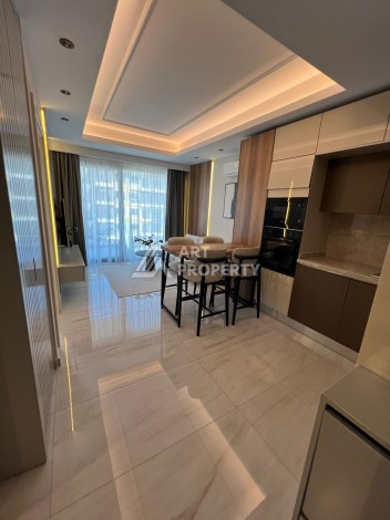 Квартира 1+1 в резиденции премиум класса, 55 кв.м. Махмутлар, Алания - Ракурс 10