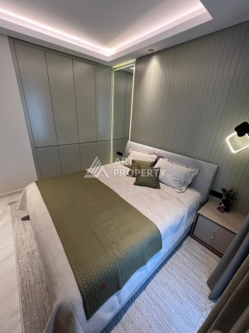 Квартира 1+1 в резиденции премиум класса, 55 кв.м. Махмутлар, Алания - Ракурс 12