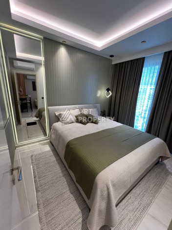 Квартира 1+1 в резиденции премиум класса, 55 кв.м. Махмутлар, Алания - Ракурс 13