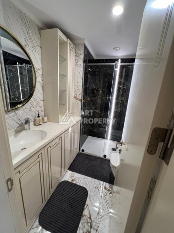 Квартира 1+1 в резиденции премиум класса, 55 кв.м. Махмутлар, Алания - Ракурс 14