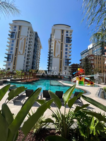 Квартира 1+1 в резиденции премиум класса, 55 кв.м. Махмутлар, Алания - Ракурс 20