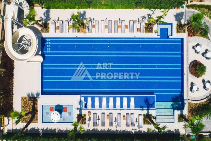 Роскошная квартира 2+1 в премиальной резиденции в районе Оба, 110 кв.м. - Ракурс 4