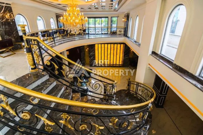 Роскошная квартира 2+1 в премиальной резиденции в районе Оба, 110 кв.м. - Ракурс 9