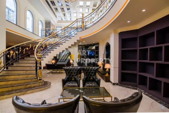 Роскошная квартира 2+1 в премиальной резиденции в районе Оба, 110 кв.м. - Ракурс 11