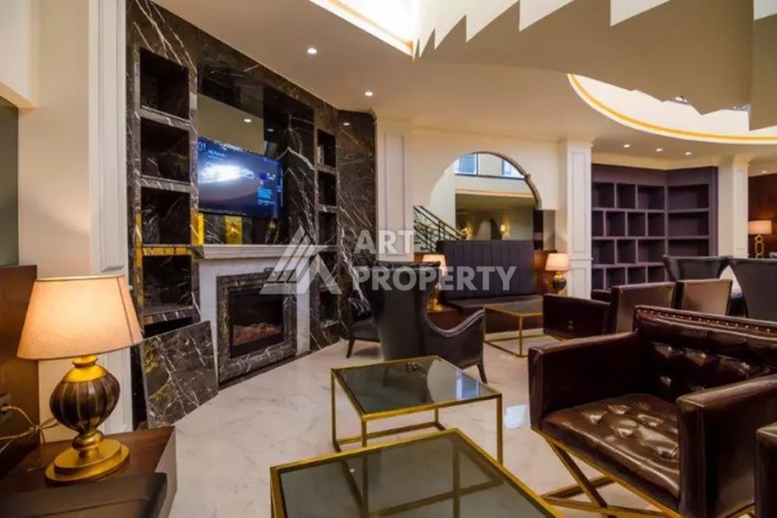 Роскошная квартира 2+1 в премиальной резиденции в районе Оба, 110 кв.м. - Ракурс 12