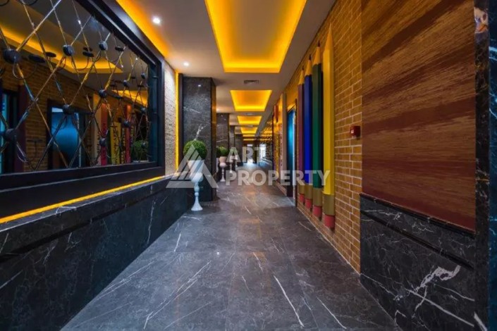 Роскошная квартира 2+1 в премиальной резиденции в районе Оба, 110 кв.м. - Ракурс 24