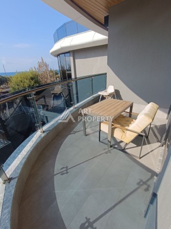 Квартира 2+1 с видом на море в районе Каргыджак, 109 кв.м. - Ракурс 3