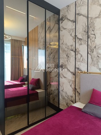 Квартира 2+1 с видом на море в районе Каргыджак, 109 кв.м. - Ракурс 22