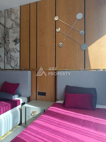 Квартира 2+1 с видом на море в районе Каргыджак, 109 кв.м. - Ракурс 23