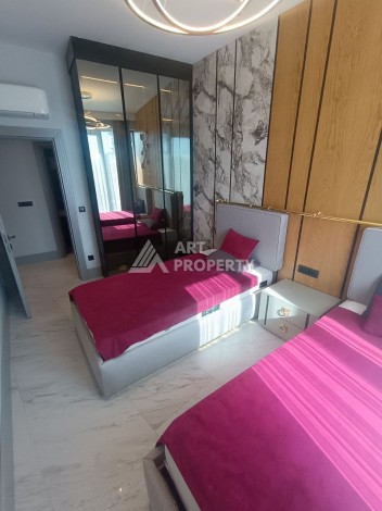 Квартира 2+1 с видом на море в районе Каргыджак, 109 кв.м. - Ракурс 24