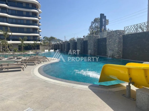 Квартира 2+1 с видом на море в районе Каргыджак, 109 кв.м. - Ракурс 82