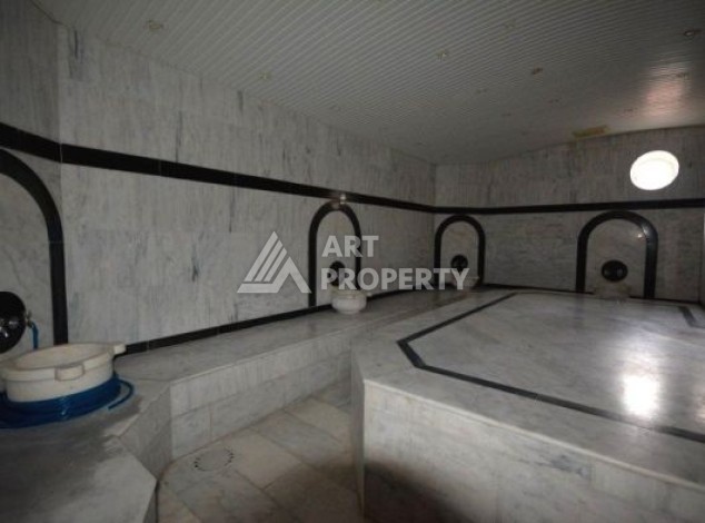 Большая квартира 2+1 с видом на бассейн. До моря 700 метров. - Ракурс 35