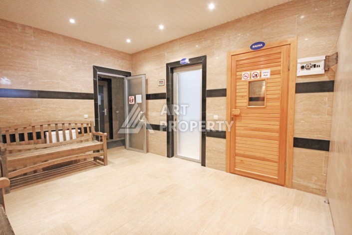 Большая квартира 2+1 с видом на бассейн. До моря 700 метров. - Ракурс 37