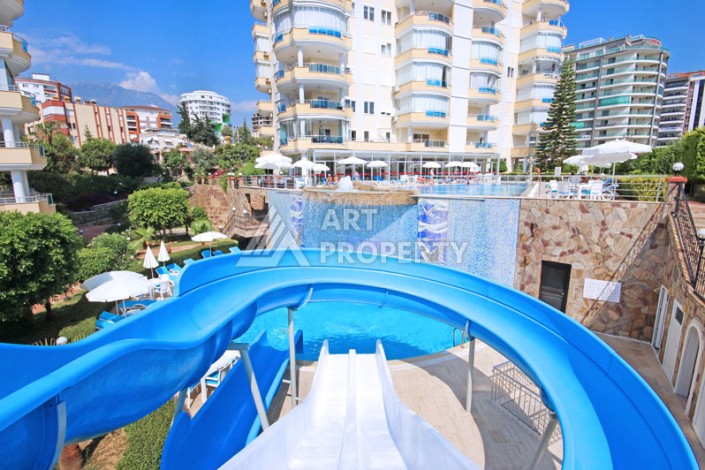 Квартира 2+1 в Махмутларе с видом на мор, горы и город. До моря 700 метров. - Ракурс 12