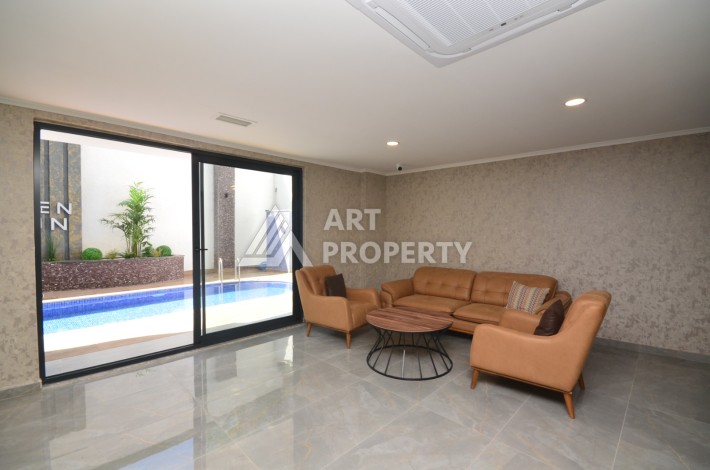 Квартира 2+1 в современном комплексе в центре Махмутлара, 850 метров до моря. - Ракурс 11