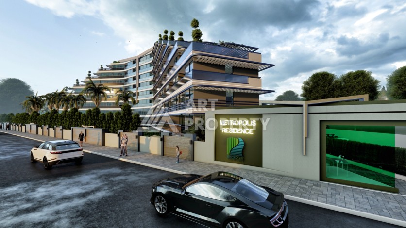 Квартиры 1+1, 2+1 и виллы 4+1 в Алтынташ, Анталия. Комфорт и высокое качество жизни площадью от 42 до 234 кв.м. - Ракурс 10