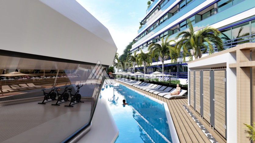 Квартиры 1+1, 2+1 и виллы 4+1 в Алтынташ, Анталия. Комфорт и высокое качество жизни площадью от 42 до 234 кв.м. - Ракурс 11