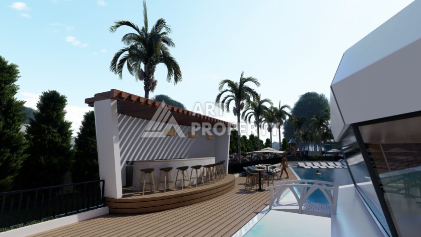 Квартиры 1+1, 2+1 и виллы 4+1 в Алтынташ, Анталия. Комфорт и высокое качество жизни площадью от 42 до 234 кв.м. - Ракурс 12