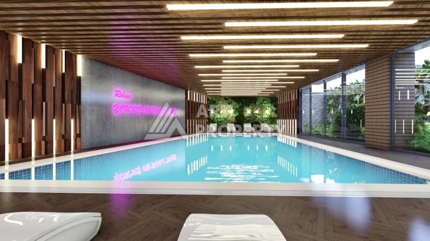 Квартиры 1+1, 2+1 и виллы 4+1 в Алтынташ, Анталия. Комфорт и высокое качество жизни площадью от 42 до 234 кв.м. - Ракурс 20