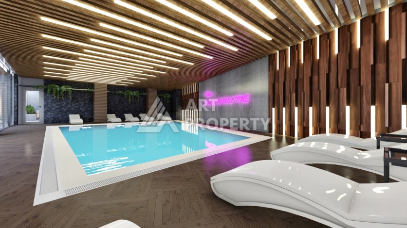 Квартиры 1+1, 2+1 и виллы 4+1 в Алтынташ, Анталия. Комфорт и высокое качество жизни площадью от 42 до 234 кв.м. - Ракурс 22