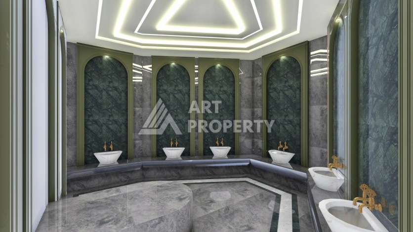 Квартиры 1+1, 2+1 и виллы 4+1 в Алтынташ, Анталия. Комфорт и высокое качество жизни площадью от 42 до 234 кв.м. - Ракурс 23