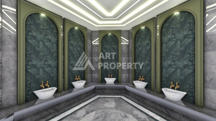 Квартиры 1+1, 2+1 и виллы 4+1 в Алтынташ, Анталия. Комфорт и высокое качество жизни площадью от 42 до 234 кв.м. - Ракурс 24