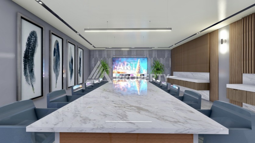 Квартиры 1+1, 2+1 и виллы 4+1 в Алтынташ, Анталия. Комфорт и высокое качество жизни площадью от 42 до 234 кв.м. - Ракурс 25