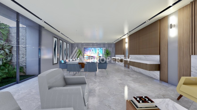 Квартиры 1+1, 2+1 и виллы 4+1 в Алтынташ, Анталия. Комфорт и высокое качество жизни площадью от 42 до 234 кв.м. - Ракурс 30