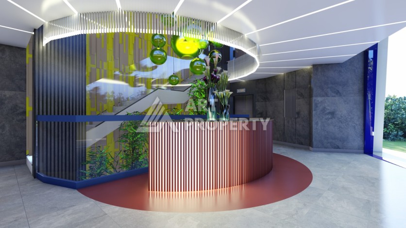 Квартиры 1+1, 2+1 и виллы 4+1 в Алтынташ, Анталия. Комфорт и высокое качество жизни площадью от 42 до 234 кв.м. - Ракурс 31