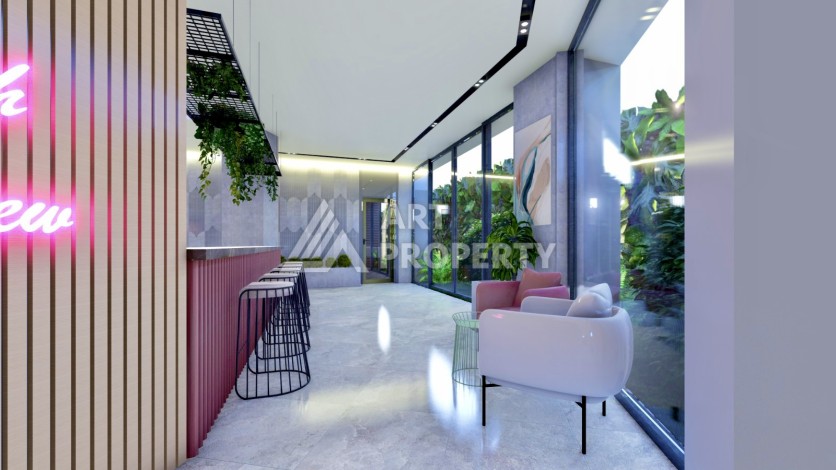 Квартиры 1+1, 2+1 и виллы 4+1 в Алтынташ, Анталия. Комфорт и высокое качество жизни площадью от 42 до 234 кв.м. - Ракурс 34