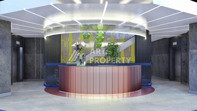 Квартиры 1+1, 2+1 и виллы 4+1 в Алтынташ, Анталия. Комфорт и высокое качество жизни площадью от 42 до 234 кв.м. - Ракурс 36