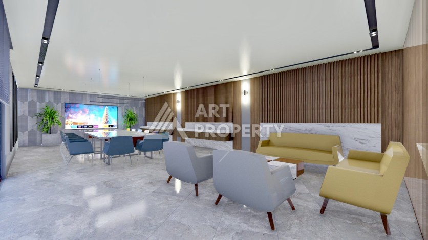 Квартиры 1+1, 2+1 и виллы 4+1 в Алтынташ, Анталия. Комфорт и высокое качество жизни площадью от 42 до 234 кв.м. - Ракурс 37