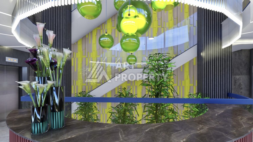 Квартиры 1+1, 2+1 и виллы 4+1 в Алтынташ, Анталия. Комфорт и высокое качество жизни площадью от 42 до 234 кв.м. - Ракурс 39