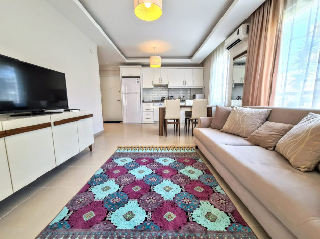 Двухкомнатная квартира в развивающемся районе Авсаллар, Алания, 75 м2 - Ракурс 8