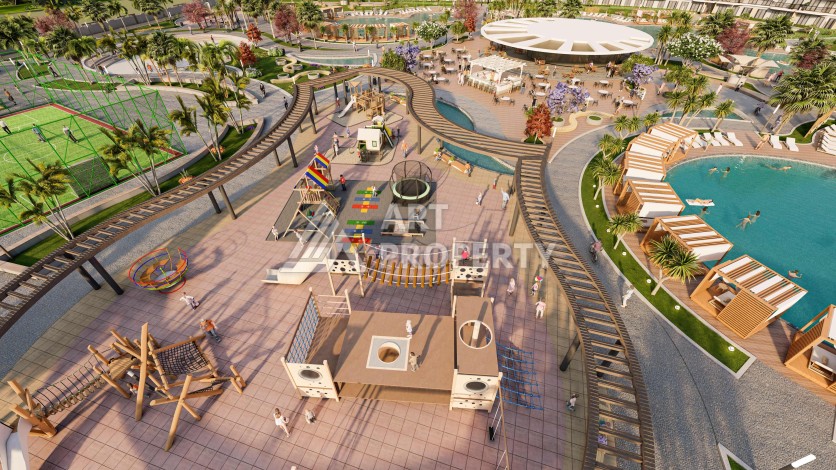 Шикарный масштабный проект с квартирами 1+1, 2+1 и 3+1 в районе Алтынташ, Анталия. - Ракурс 16