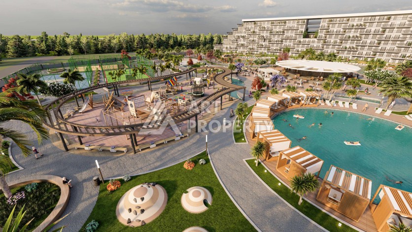 Шикарный масштабный проект с квартирами 1+1, 2+1 и 3+1 в районе Алтынташ, Анталия. - Ракурс 17