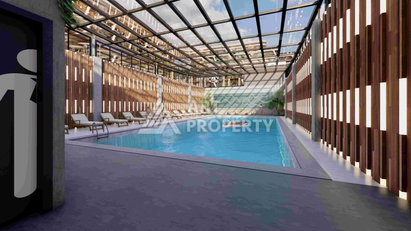 Резиденция премиум-класса с квартирами от 52 до 233 кв.м. в районе Алтынташ, Анталия - Ракурс 6