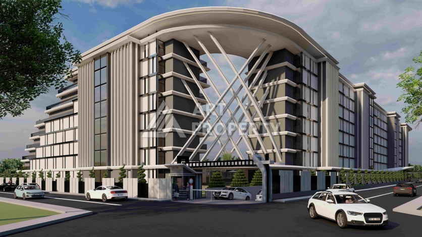 Резиденция премиум-класса с квартирами от 52 до 233 кв.м. в районе Алтынташ, Анталия - Ракурс 21