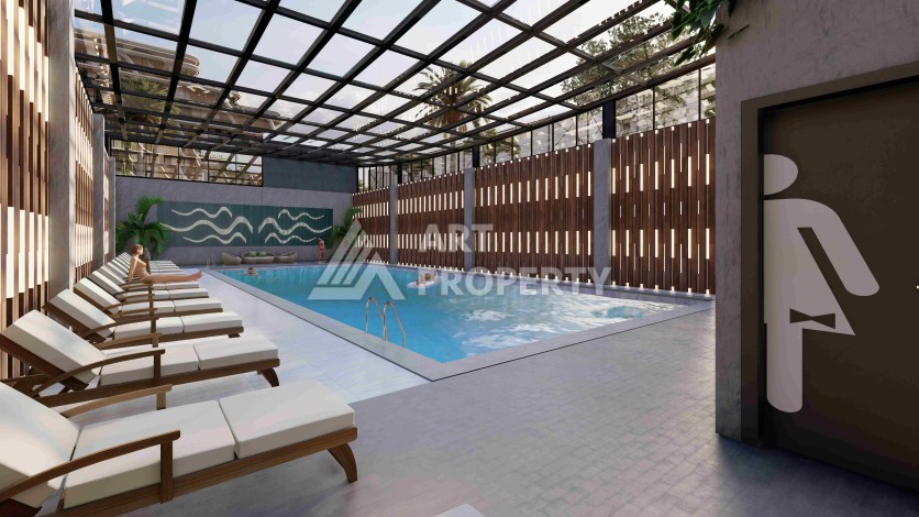 Резиденция премиум-класса с квартирами от 52 до 233 кв.м. в районе Алтынташ, Анталия - Ракурс 22