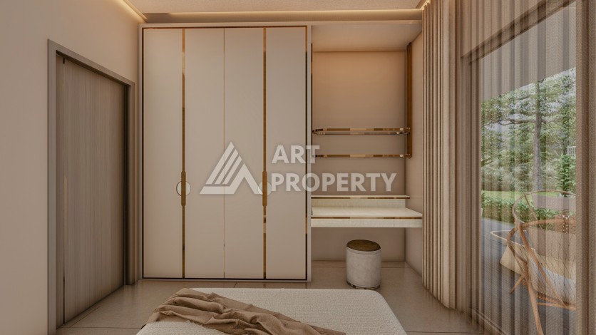 Резиденция премиум-класса с квартирами от 52 до 233 кв.м. в районе Алтынташ, Анталия - Ракурс 24