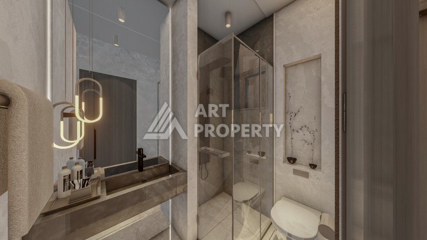 Резиденция премиум-класса с квартирами от 52 до 233 кв.м. в районе Алтынташ, Анталия - Ракурс 26